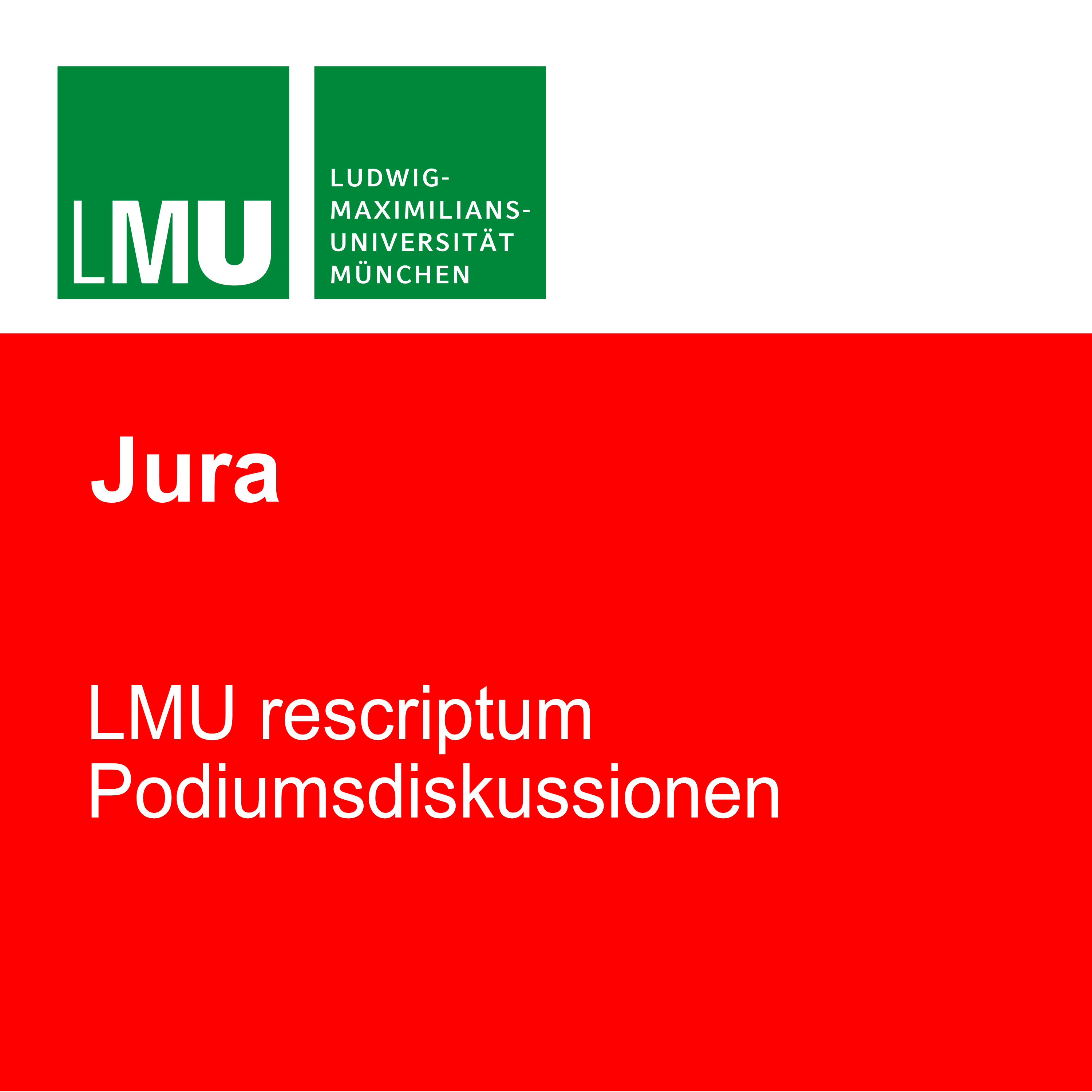 LMU rescriptum Podiumsdiskussionen
